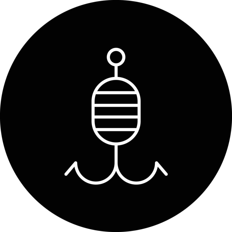 Bait Fishing Vector Icon