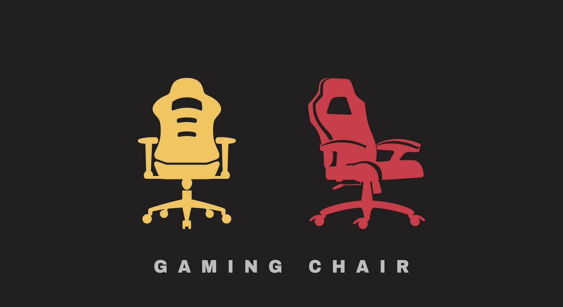 Gaming Lounge Assorted Gaming Chair Vector Elements for Creative Designs