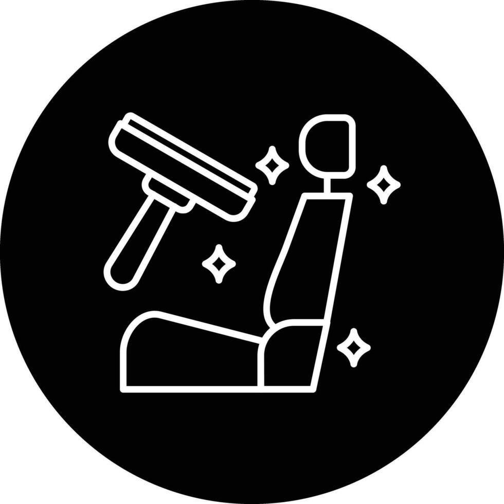 Seat Cleaning Vector Icon