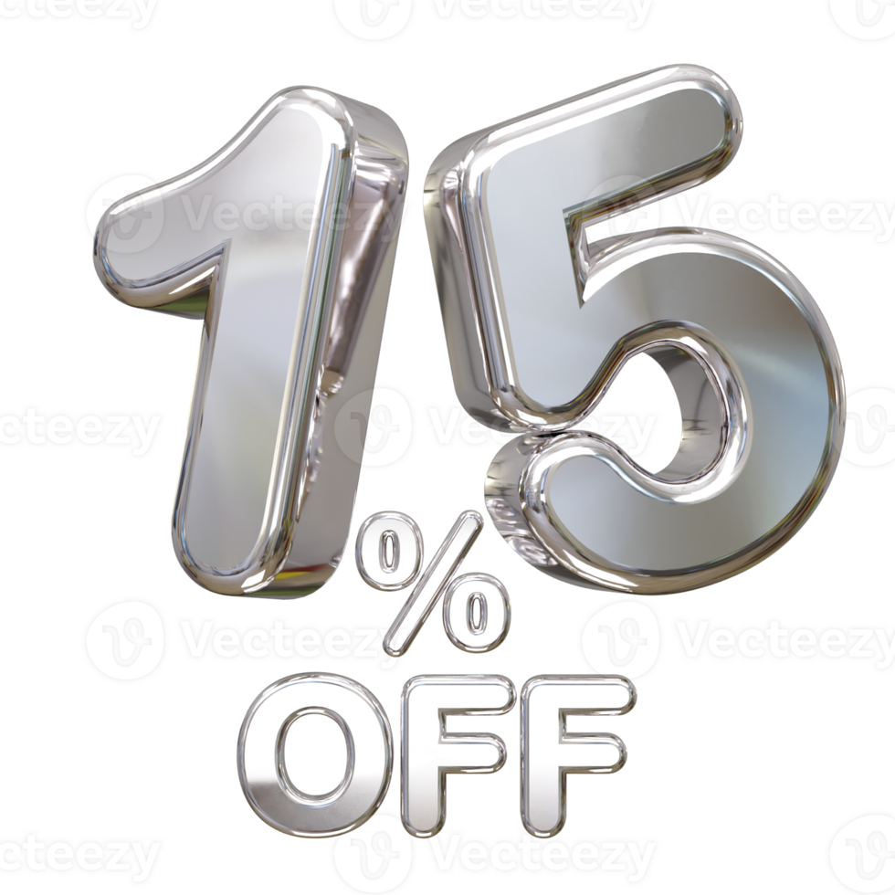 70 percent off discount sale 3d rendering text illustration png