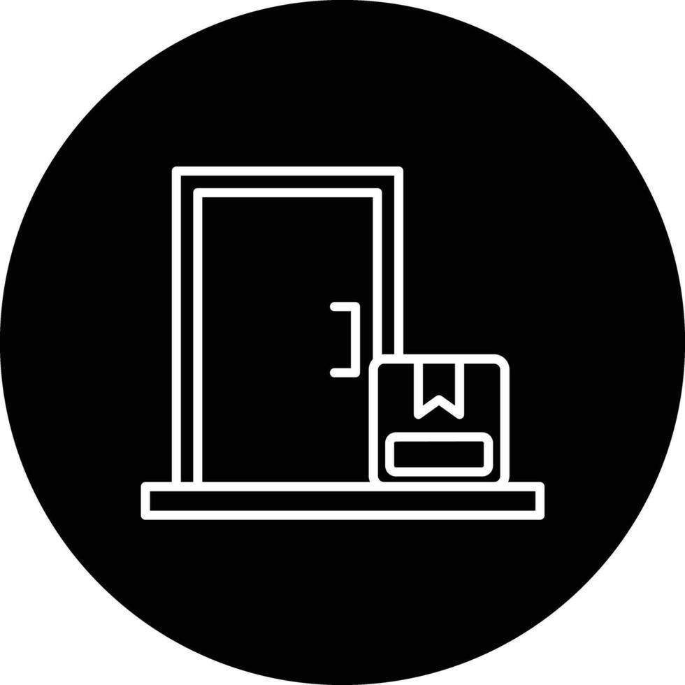 Delivery On Doorstep Vector Icon