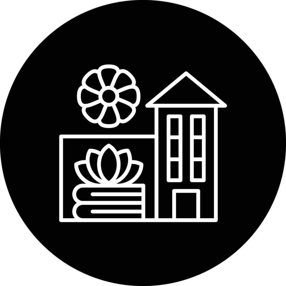 Wellness Resort Vector Icon