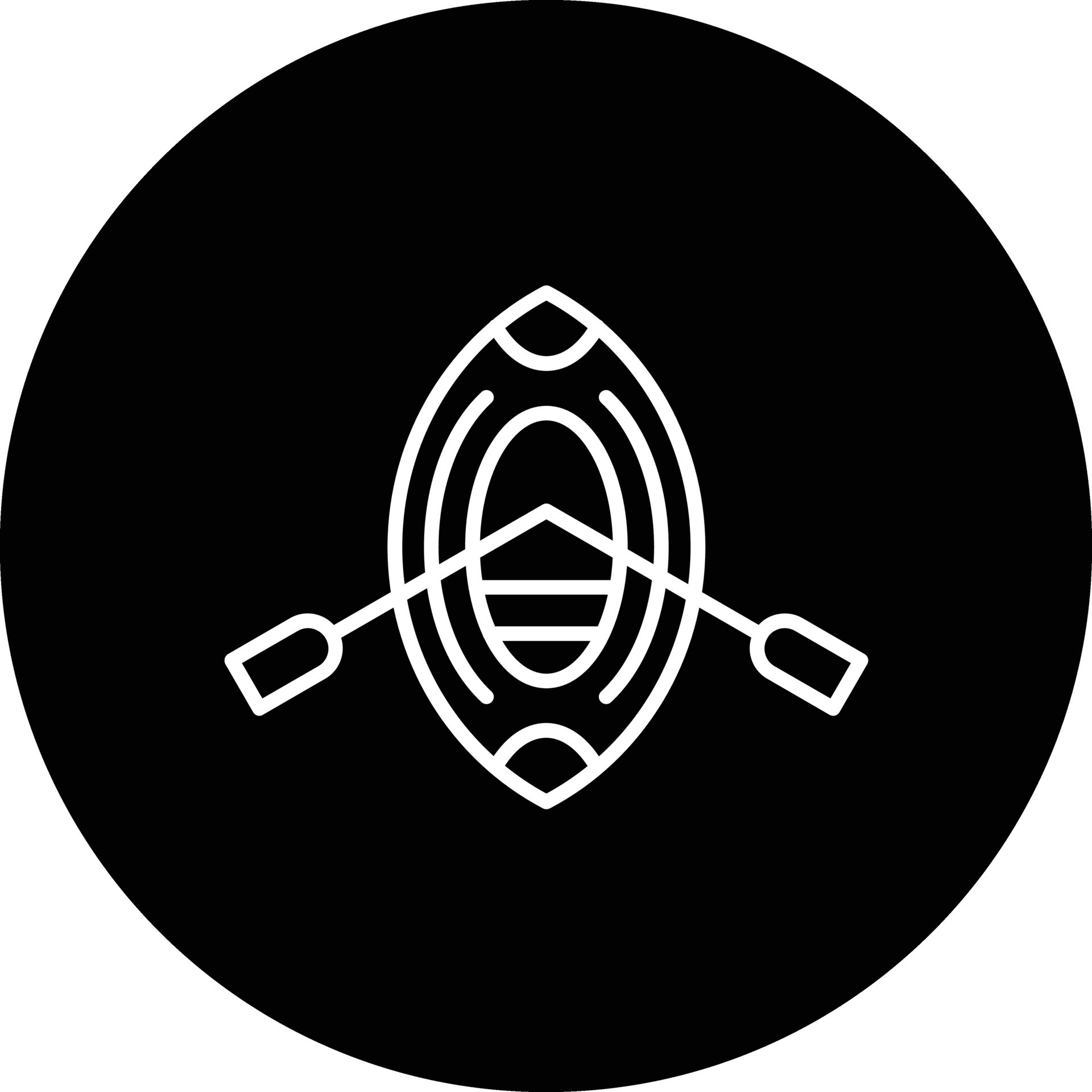 Rowing Boat Vector Icon 33158912 Vector Art at Vecteezy