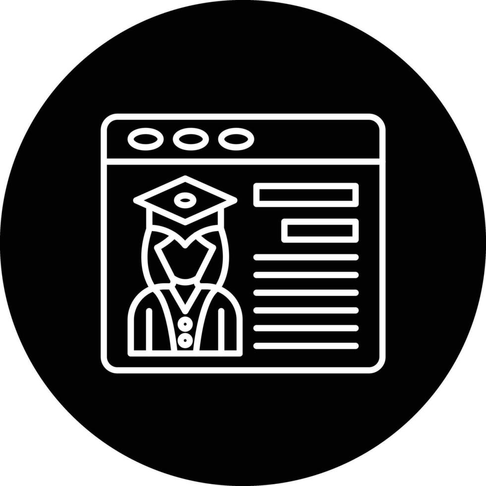 Student Portal Vector Icon