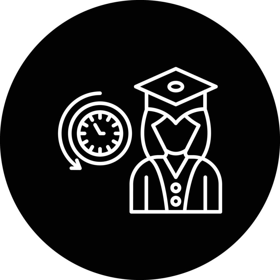 Part Time Student Vector Icon