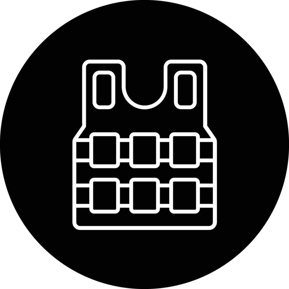 Weighted Vest Vector Icon