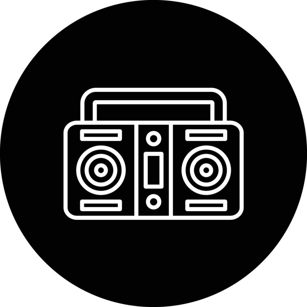 Cassette Player Vector Icon