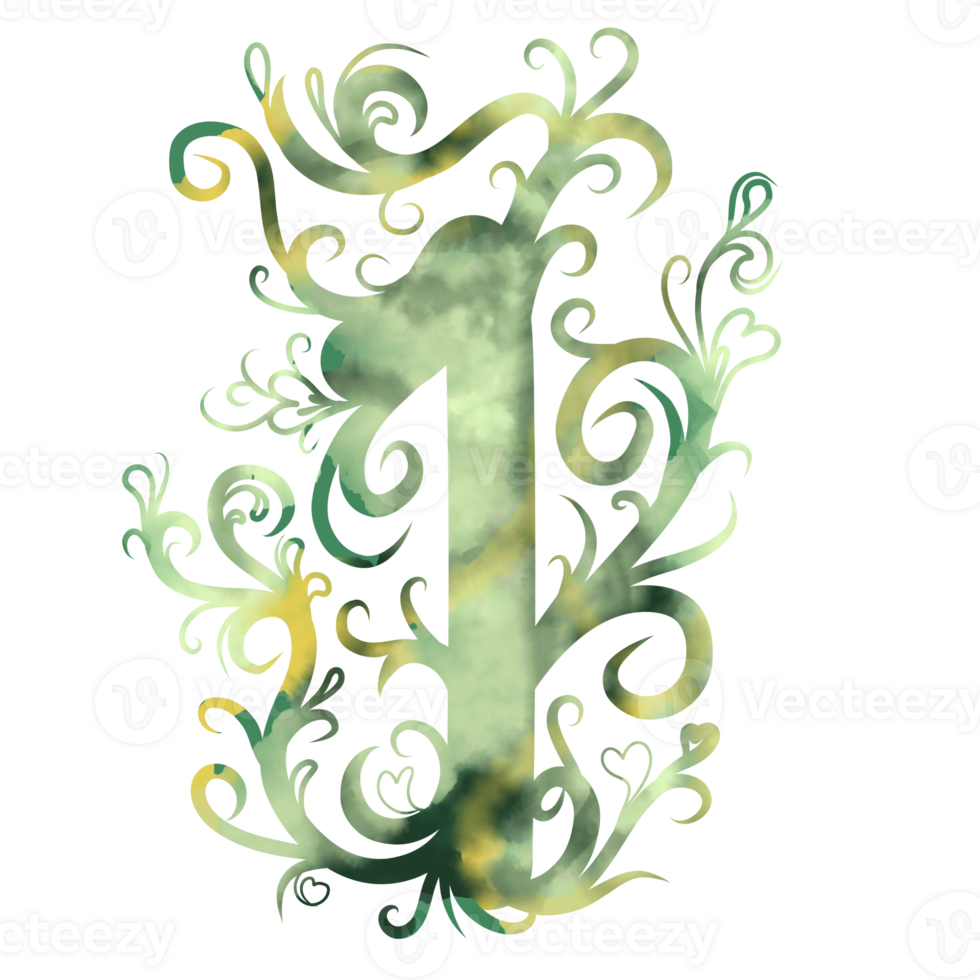 Vine green drawing number one png