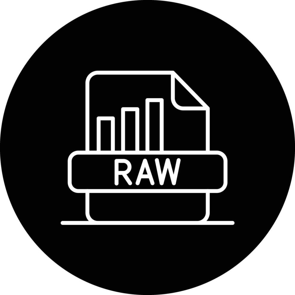 Raw Data Vector Icon