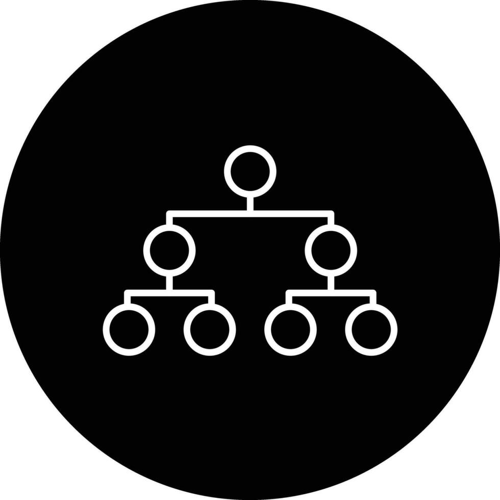 Circle Picture Hierarchy Vector Icon