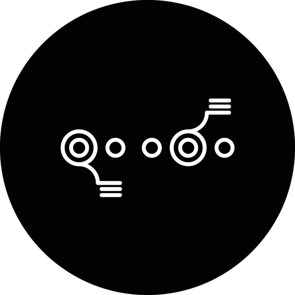 Circle Accent Timeline Vector Icon