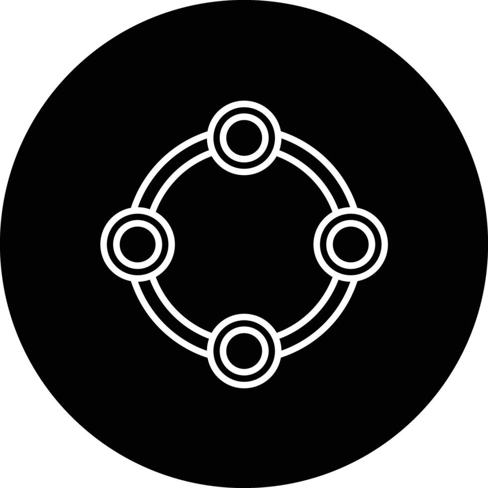 Circle Relationship Vector Icon