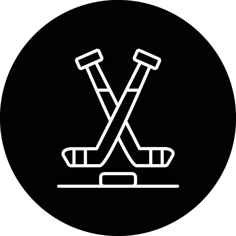 Ice Hockey Vector Icon