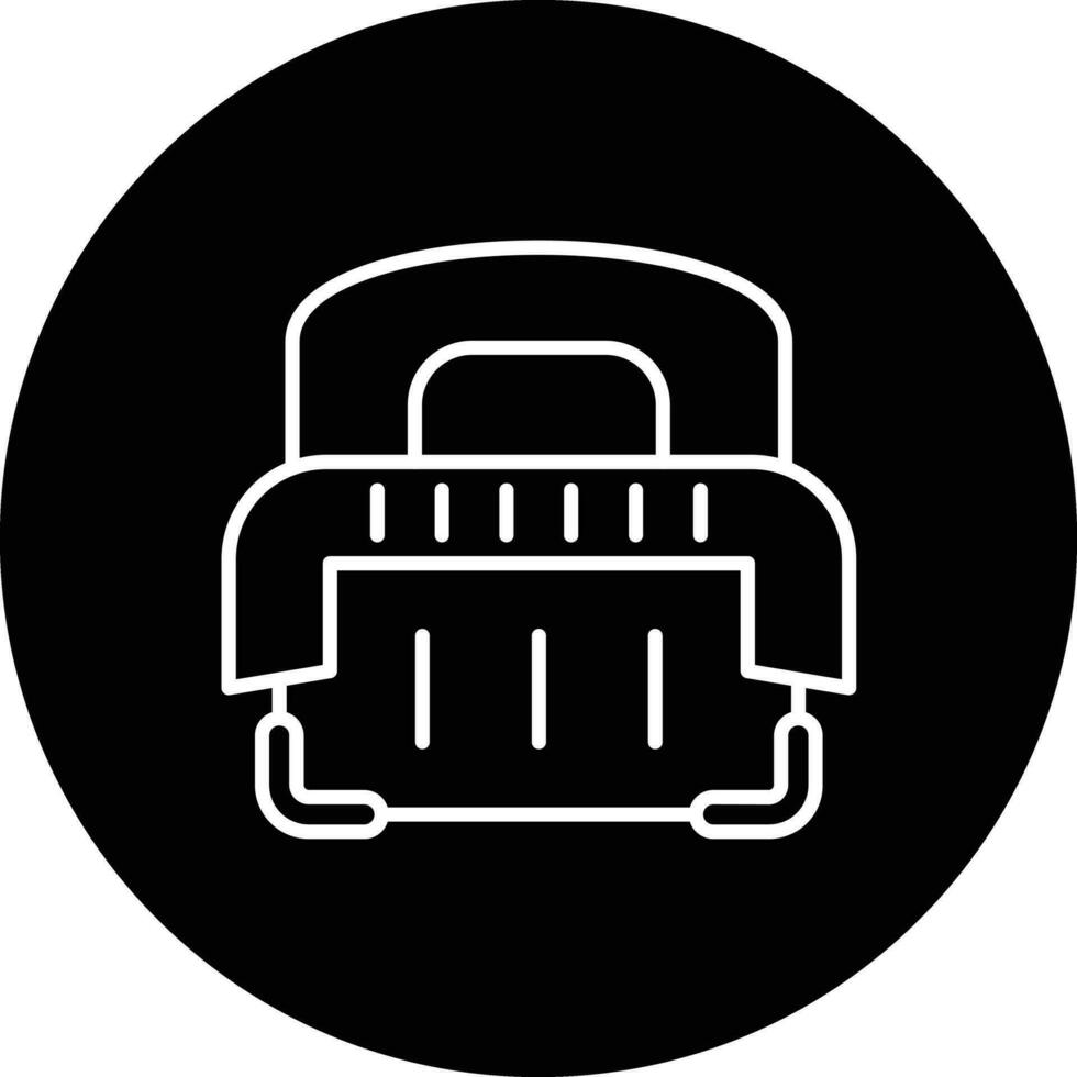 Hockey Helmet Vector Icon