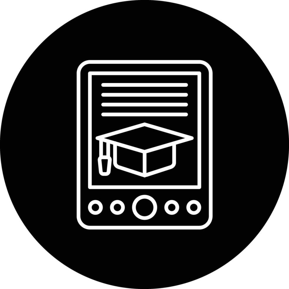 E Learning Vector Icon