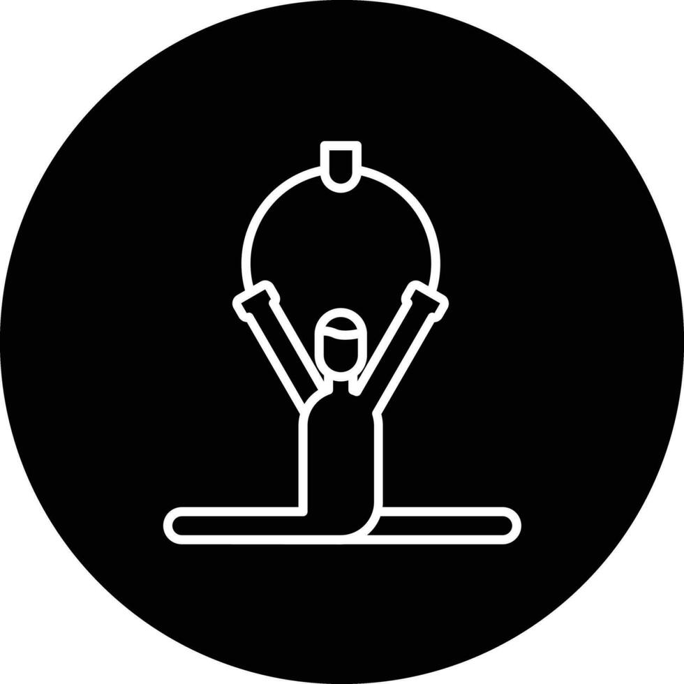 Trapeze Artist Vector Icon