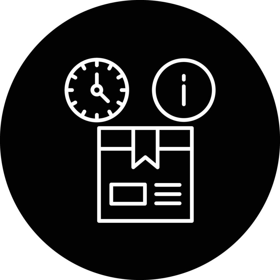 Real Time Inventory Info Vector Icon