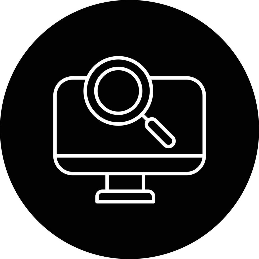 Screen Magnification Vector Icon