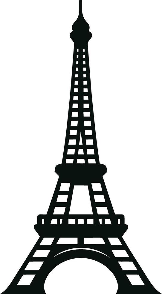 Paris Love   Eiffel Tower Vector Elements for Wedding and Valentine's Day