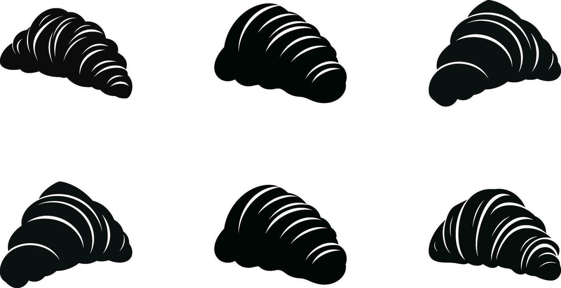 Buttery Goodness   Vector Graphics of Freshly Baked Croissants