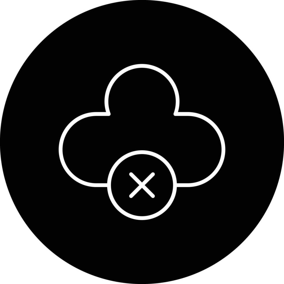 Cloud Inaccessible Vector Icon