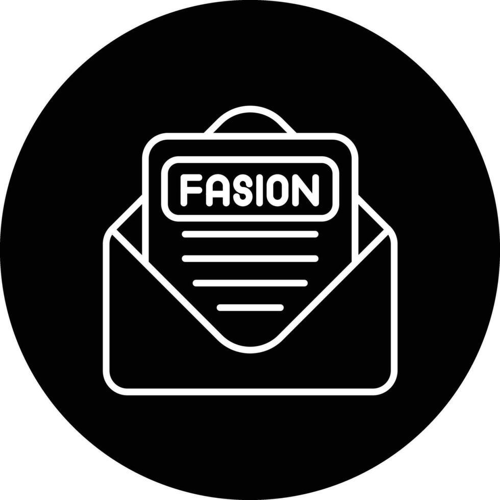 Fashion Newsletter Vector Icon