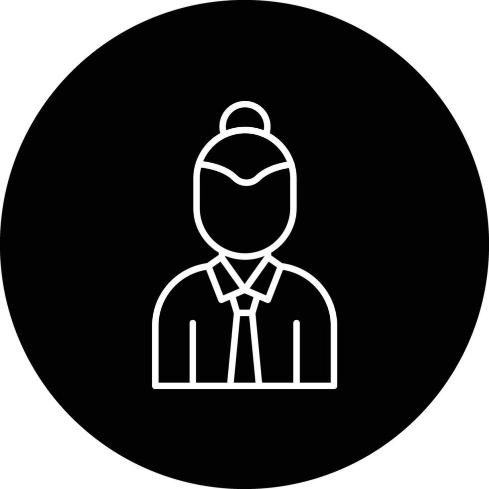 Account Executive Female Vector Icon