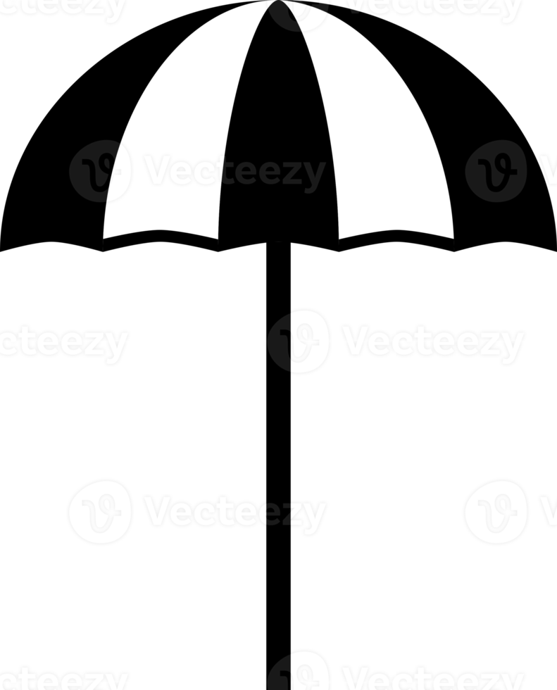 Black umbrella icon png