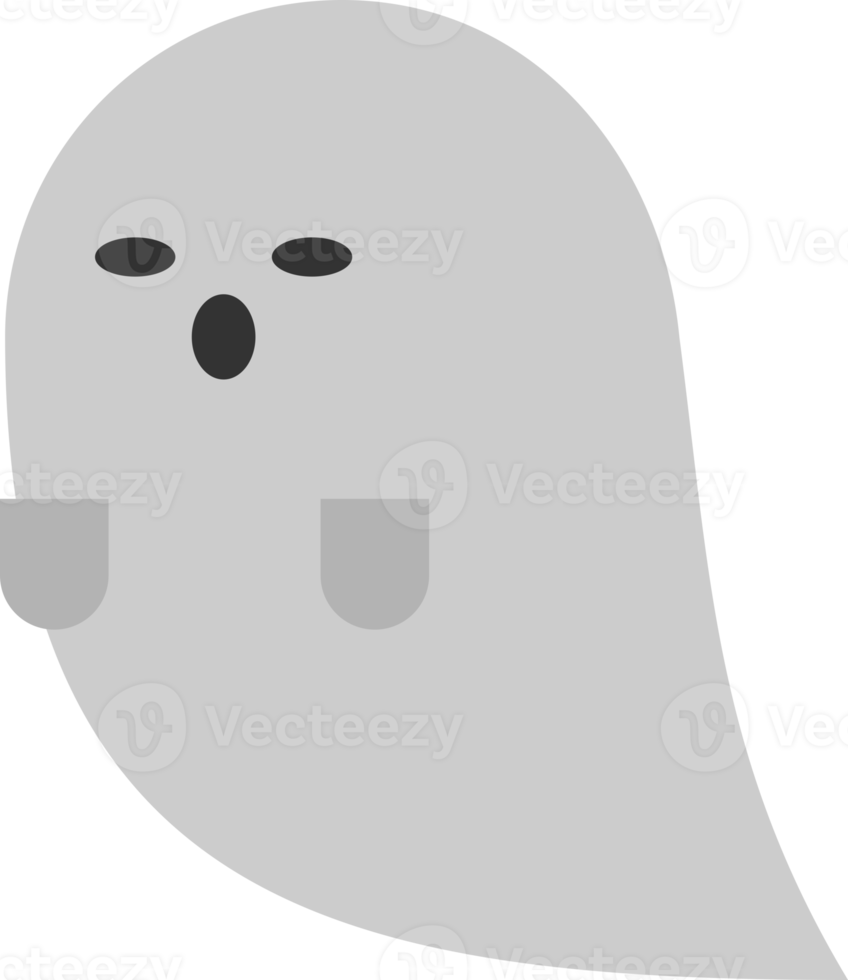 Cute ghost halloween icon png