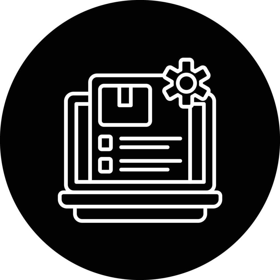 Content Management System Vector Icon