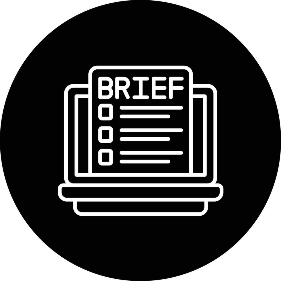 Brief Vector Icon