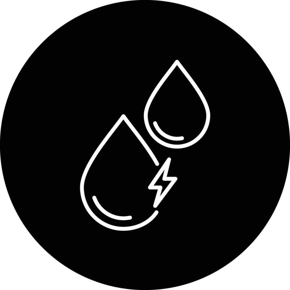 agua energía vector icono