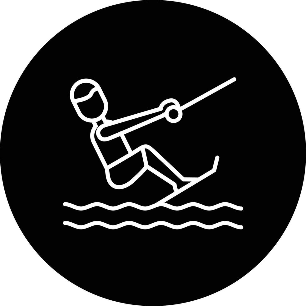 wakeboard vector icono