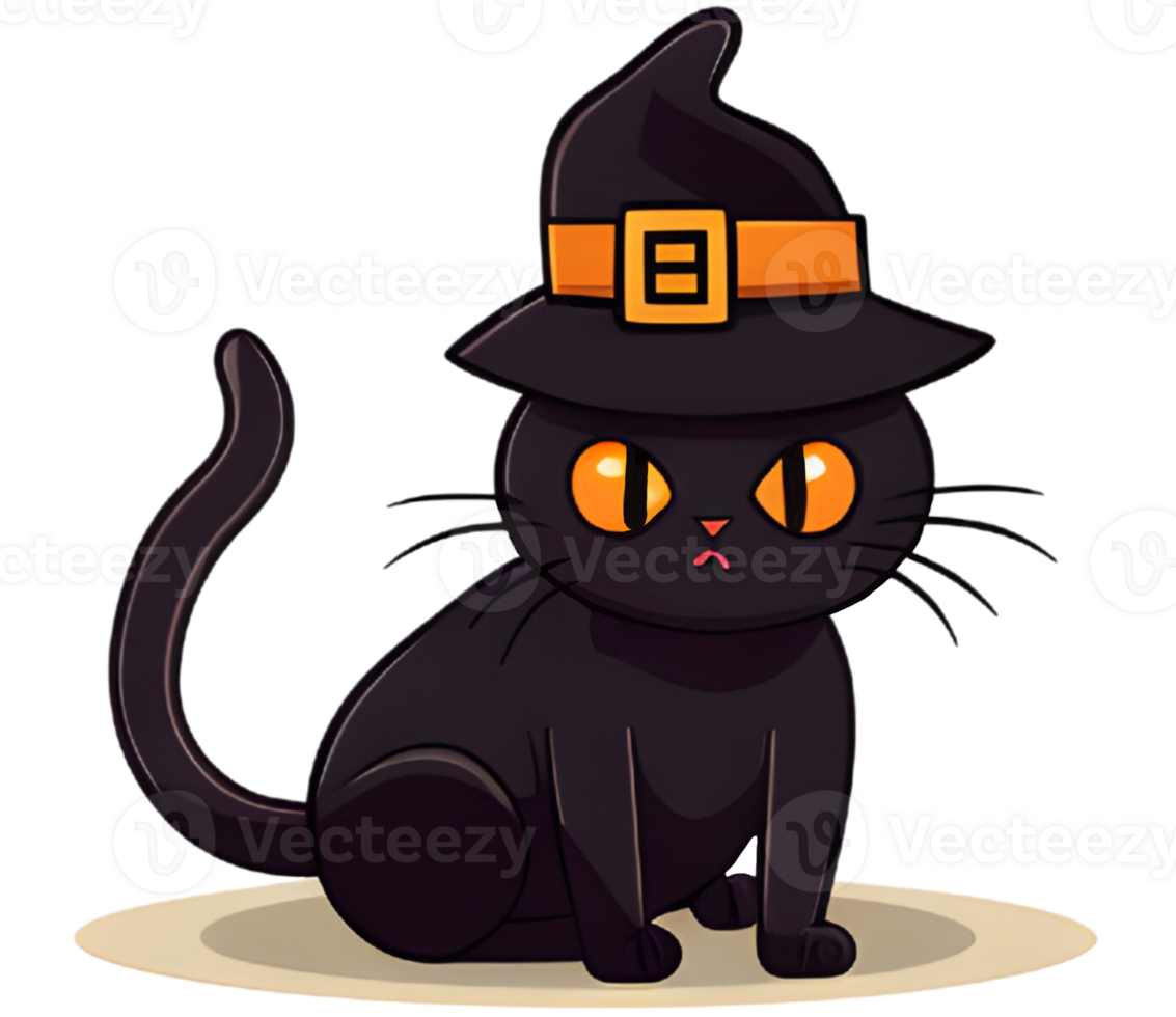 Black Cat In Halloween 33160585 PNG black-cat-in-halloween-33160585-png