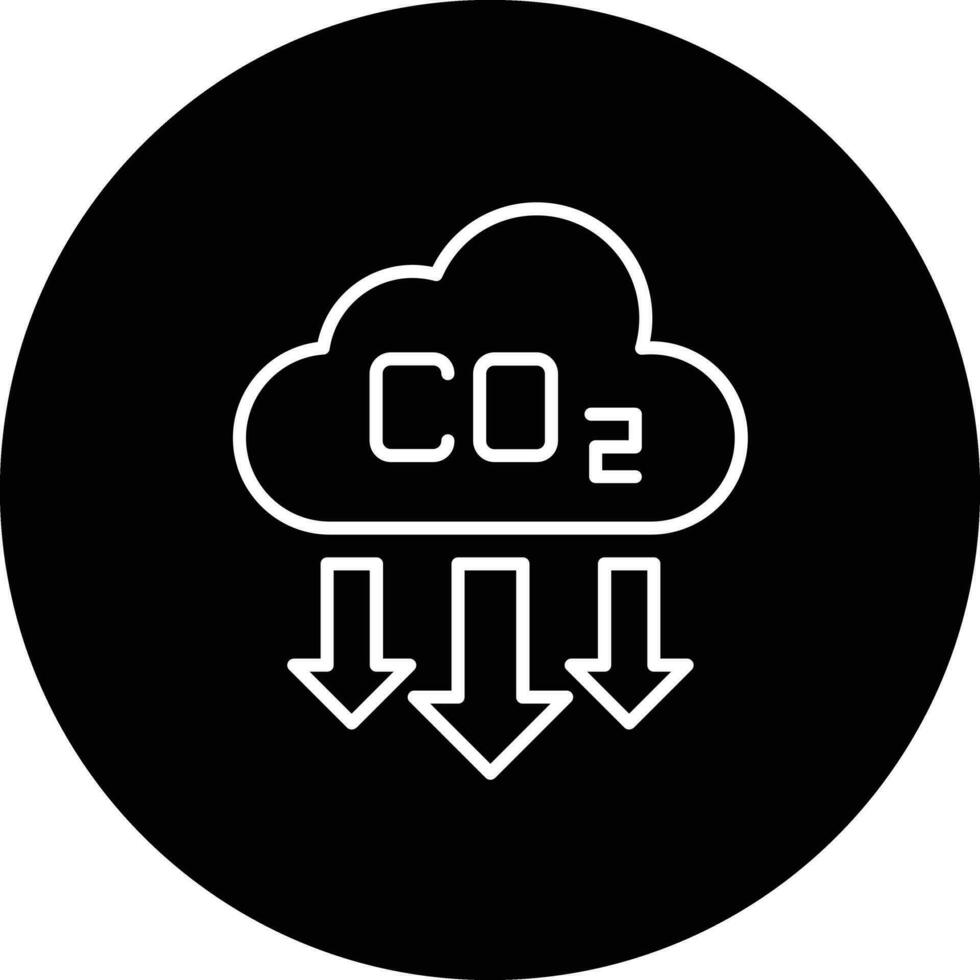 Reduce Co2 Emissions Vector Icon