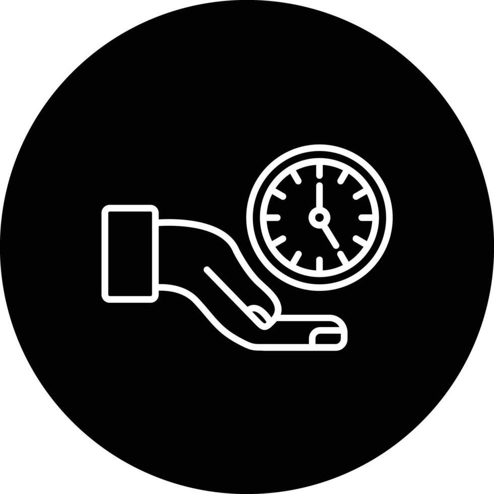 hora ahorro vector icono