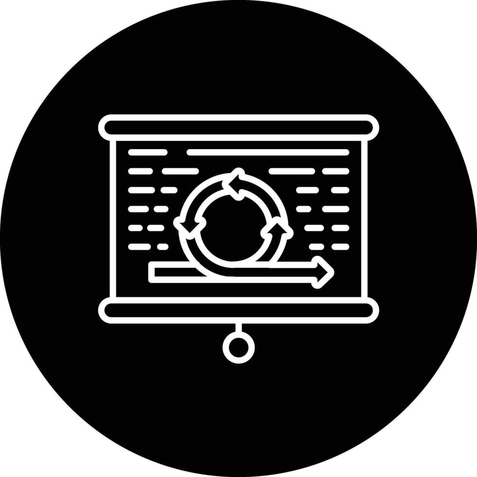 Scrum Task Board Vector Icon