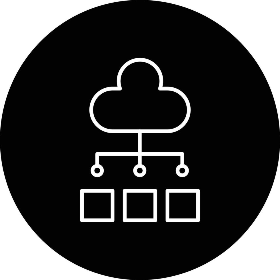 Cloud Connection Vector Icon