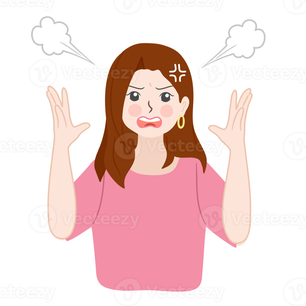angry cartoon character png