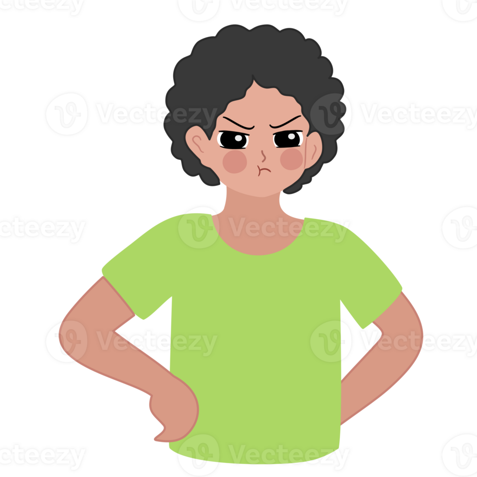 angry cartoon character png