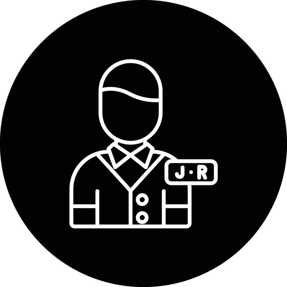 Junior Sales Rep Vector Icon