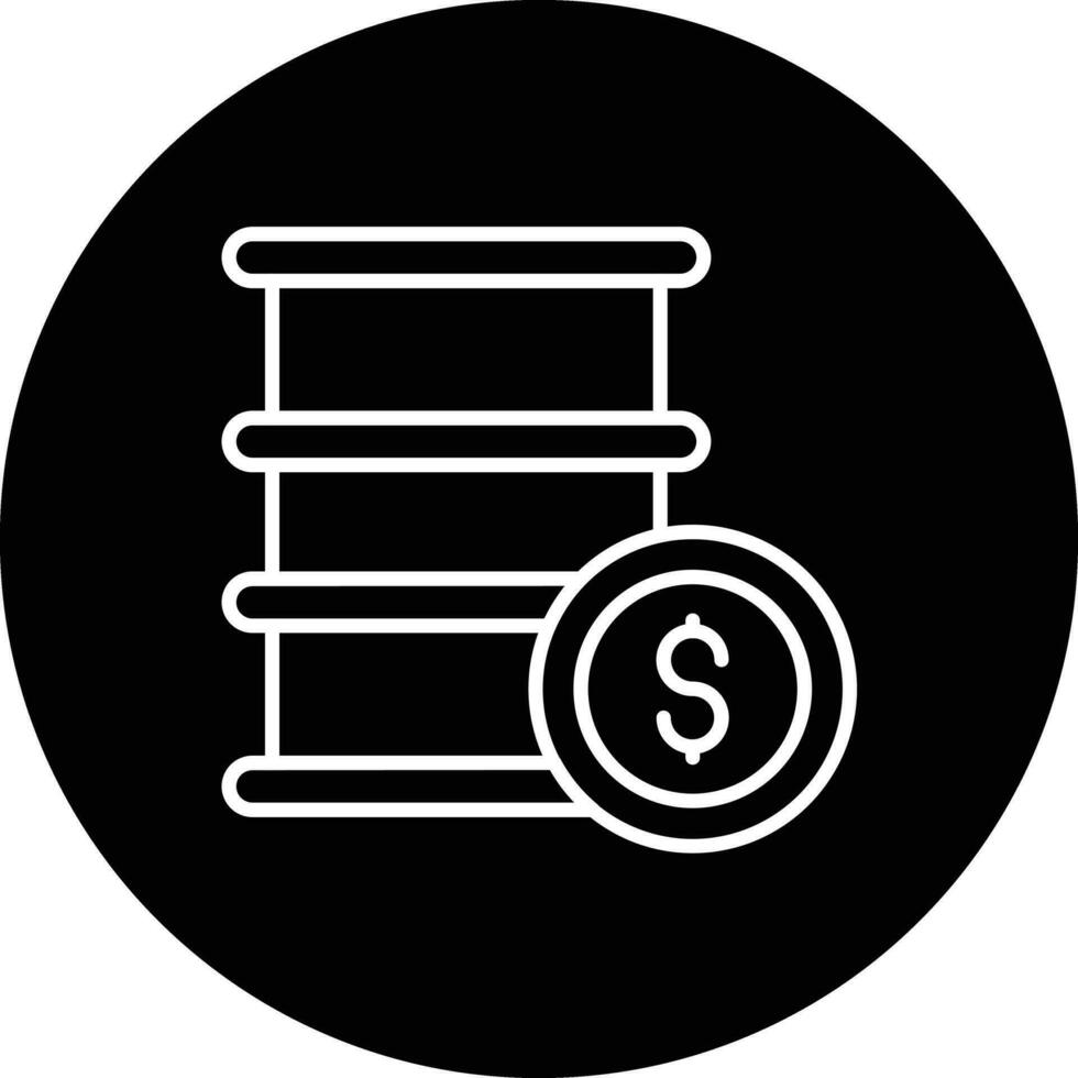 Oil Investing Vector Icon