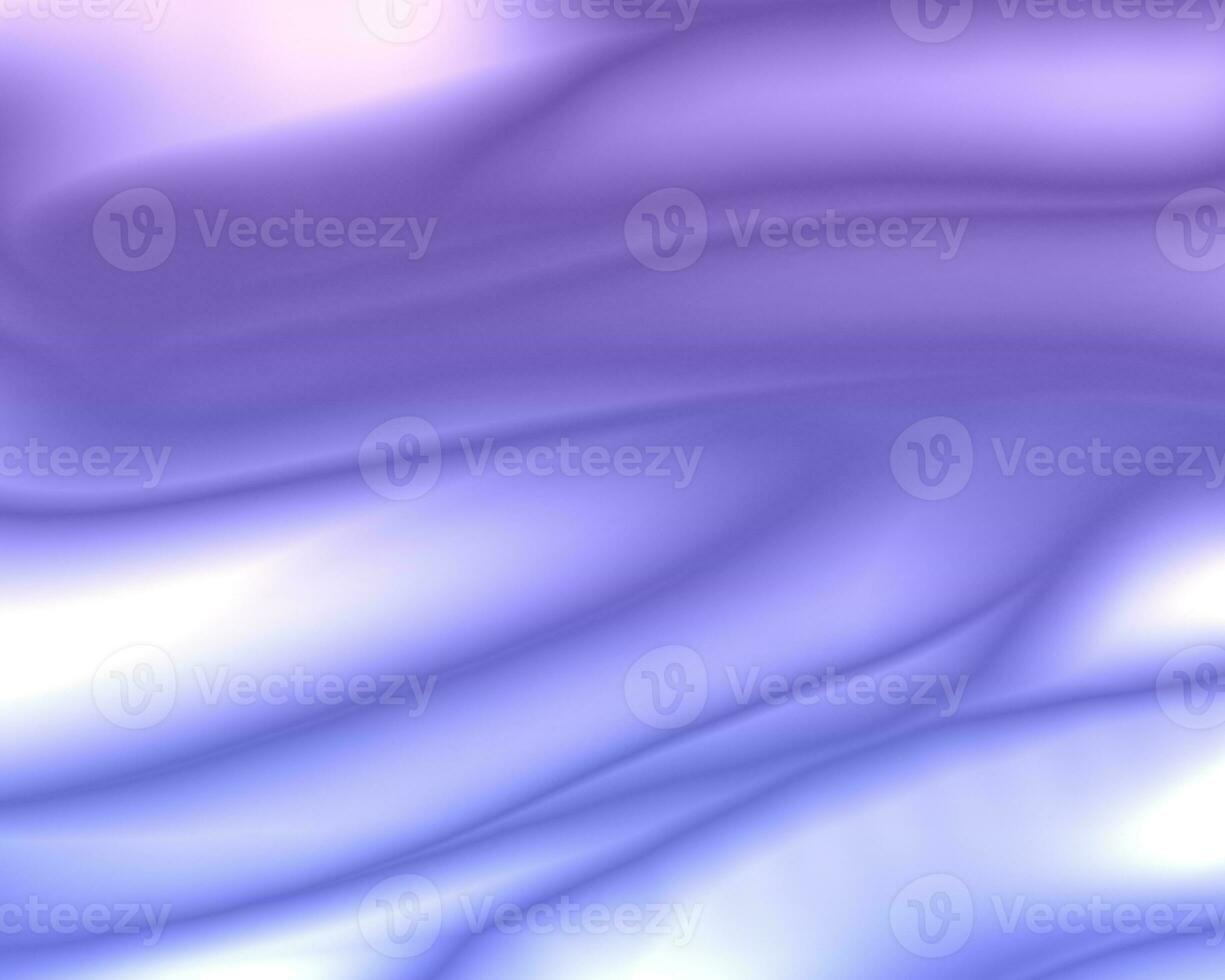 Flowing smooth fabric. Purple liquid abstract wavy background. Soft silk wallpaper with curve glossy waves. Elegant luxury backdrop. photo