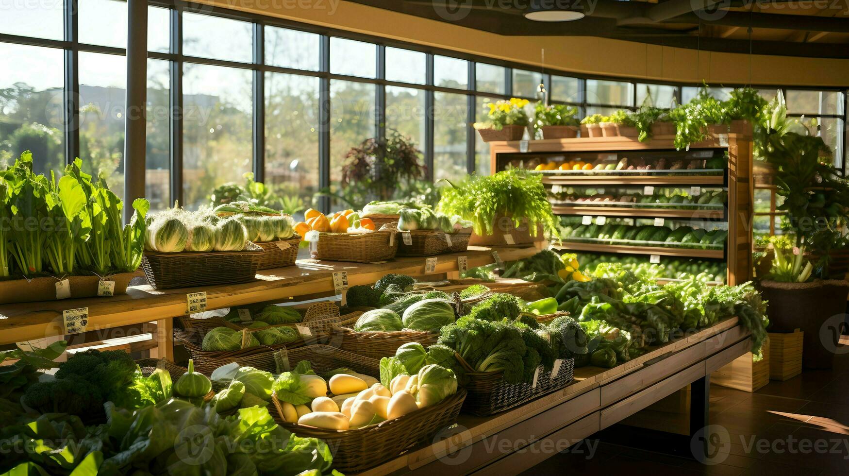 Fresco comida y vegetal ai generativo foto