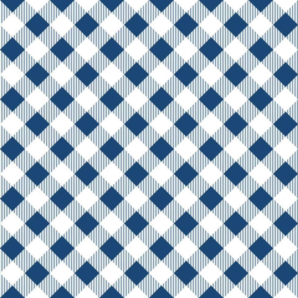 Navy blue plaid pattern background. plaid pattern background. plaid background. For backdrop, decoration, gift wrapping, gingham tablecloth, blanket, tartan, fashion fabric print. vector