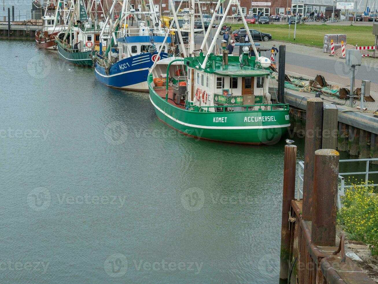 dornum y el puerto de dornumersiel foto