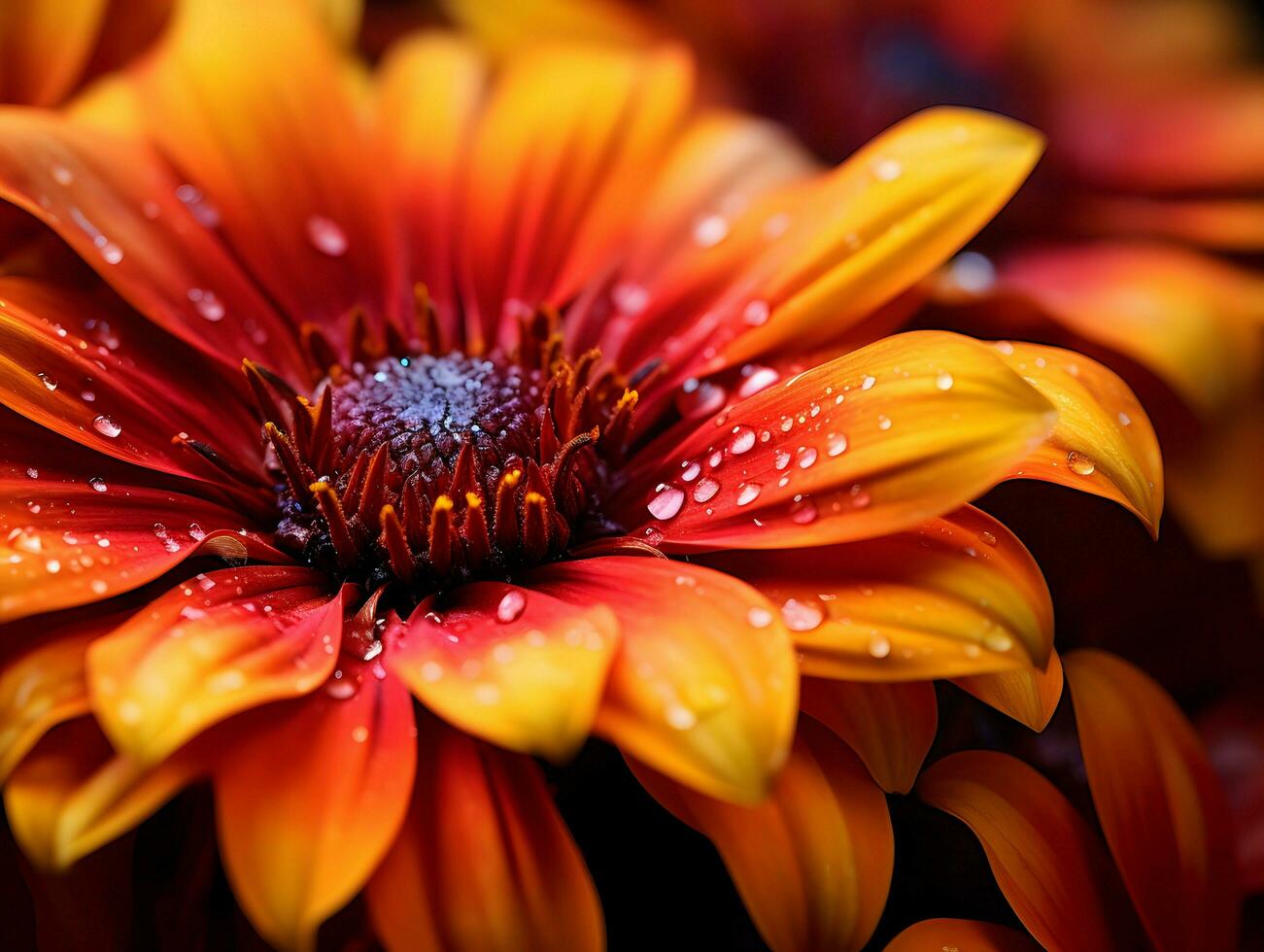 wall and flower ai generative photo