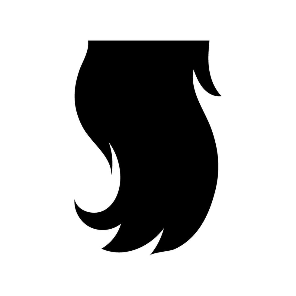 Beard icon vector. barbershop illustration sign. hairdresser symbol. vector