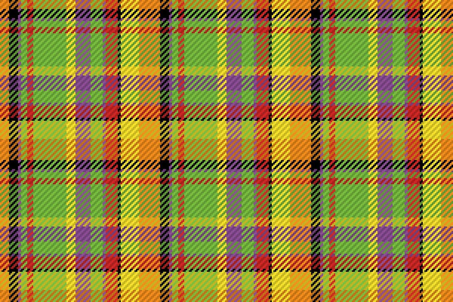 Seamless pattern of scottish tartan plaid. Repeatable background with check fabric texture. Vector backdrop striped textile print.