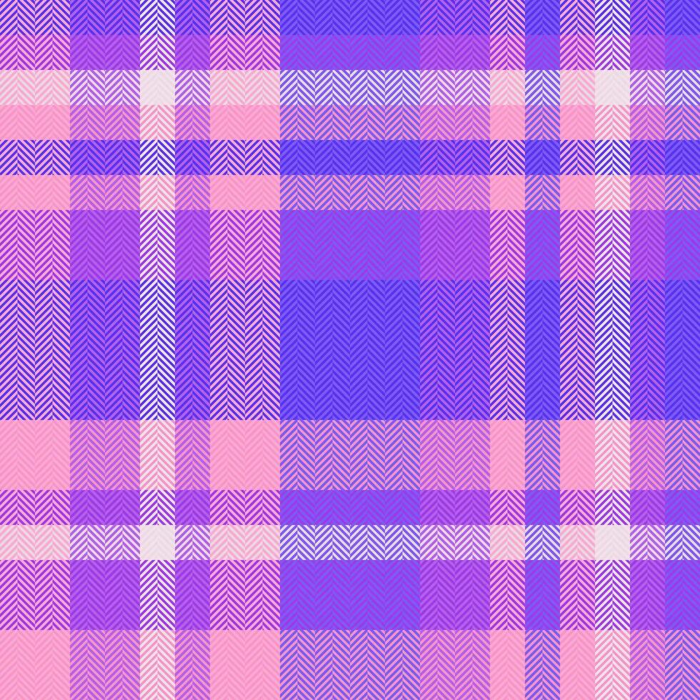 Pattern plaid texture of vector fabric textile with a seamless check background tartan.